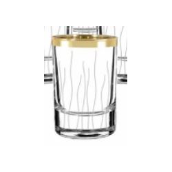 Набор фужеров и бокалов 18предметов Серпантин