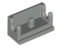 Hinge Brick 1 x 2 Base, Light Gray (3937 / 393702)