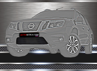 Premium защита радиатора для Nissan Terrano (2014-)