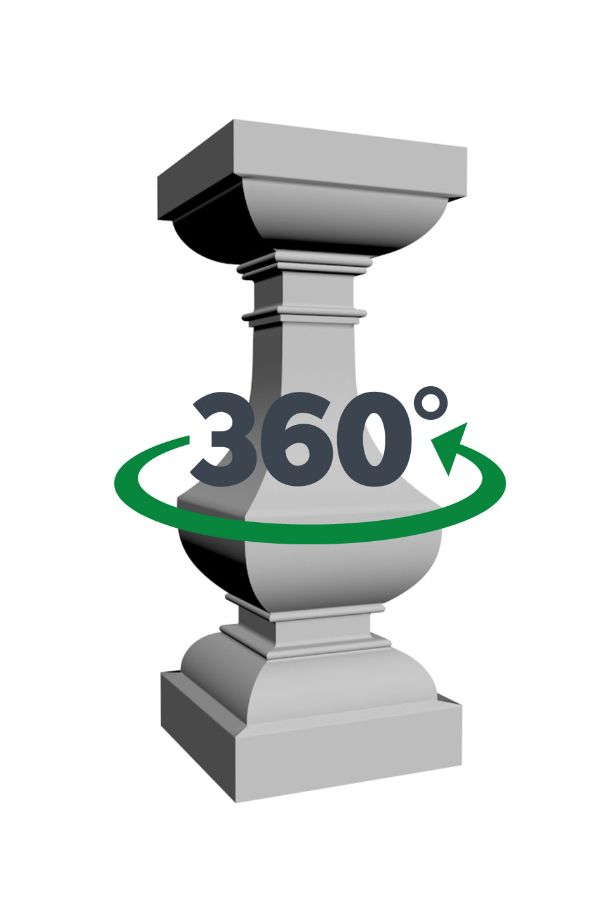 3Д модель БЛН-002 бетонная