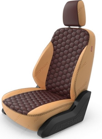 Чехлы "Автофрант" из экокожи Premium [соты, овал]