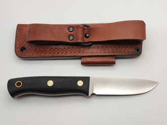 Нож Ягд сталь VG10 чёрная микарта