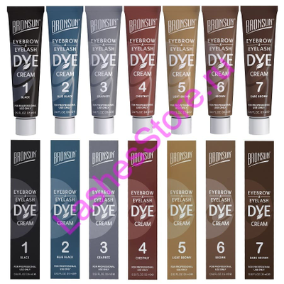 Крем-Краска BRONSUN для ресниц и бровей "Cream Dye" (15 мл)