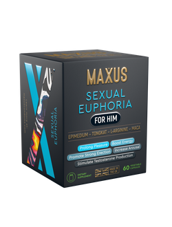 0923-001 БАД MAXUS Сексуальная Эйфория для него, Sexual Euphoria for him, 60 капсул