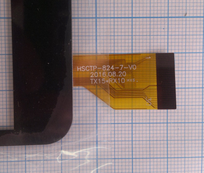 Тачскрин сенсорный экран Евросеть E-tab 7.11, HSCTP-824-7-V0