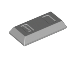 Minifigure, Utensil Ingot / Bar, Light Bluish Gray (99563 / 6134378)