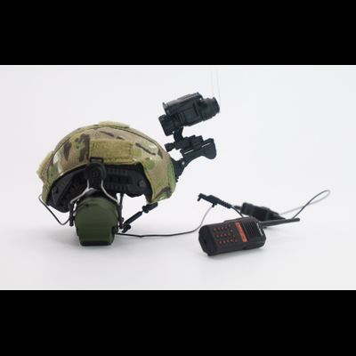 Шлем Fast с ПНВ, радиостанцией и наушниками (26050S) - Easy&amp;Simple