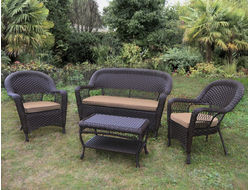 Садовая мебель.Комплект из искусственного ротанга MARSEL Brown