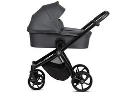 Коляска 2в1 Tutis Mio Leather Dark Grey