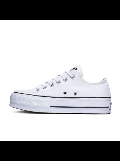 Кеды Converse All Star Low Top белые низкие на платформе 560251C