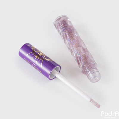Vivienne Sabo Блеск для GLOSS A LEVRES «CRISTAL». Тон 07 Прозрачный сиреневый с разноцветным глиттер