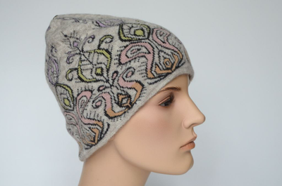 Шапка Vizio 1036 CY бежевая