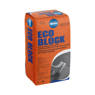 Кладочно-клеевой раствор KESTO ECO Block, мешок 25 кг