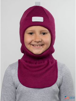 Шапка-шлем "NK"   20101-01, цвет рубиновый р. 54-56