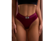 Трусы в стиле Виктория Сикрет цвет бордовый 44