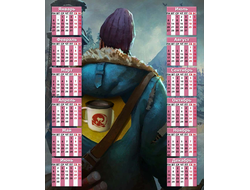 Календарь настенный The Long Dark, Лонг Дарк №9