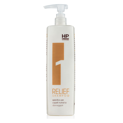 Шампунь для поврежденных, сухих волос / Relief Shampoo HP Firenze (шаг 1) 1000 мл.
