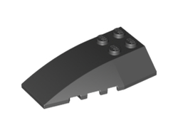 Wedge 6 x 4 Triple Curved, Black (43712 / 4180485 / 4570510 / 6123844)