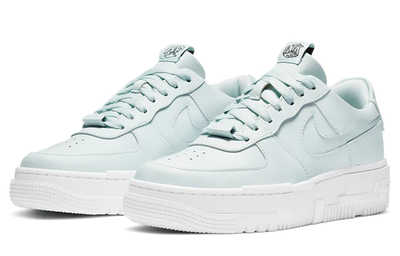 Заказать в Питере оригинал кроссовки Nike Air Force 1 Pixel Ghost Aqua CK6649-400