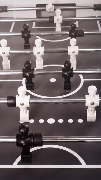 Игровой стол — футбол «Enterprise» (141×76×92 см) жетоноприемник