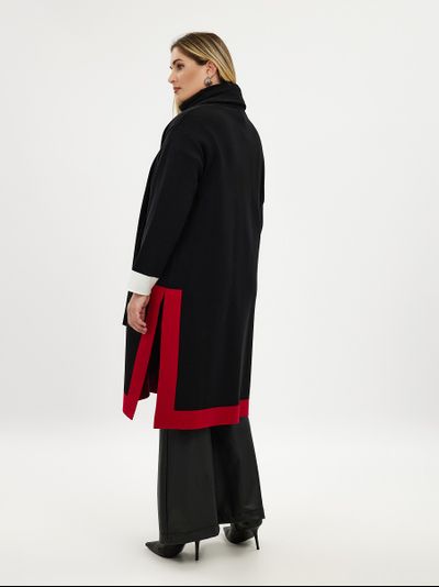 Кардиган вязанный чёрного цвета