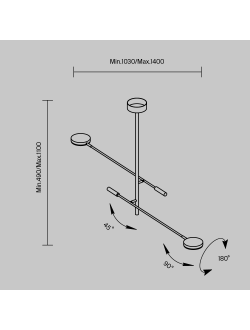 Потолочный светильник Fad, MOD070CL-L15W3K1
