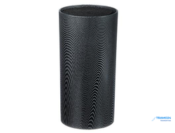 SATOSHI КАРБОН ПОДСТАВКА ДЛЯ НОЖЕЙ D 11 Х 22 СМ, ПОЛИПРОПИЛЕНОВЫЕ РАЗДЕЛИТЕЛИ