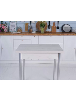 Стол Виста Лайт раскладной Крафт белый