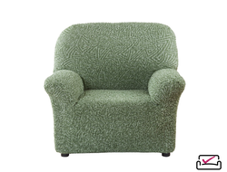 Чехол на кресло Аричиато Спацио Фисташковый. Защита мягкой мебели от животных. ИТАЛИЯ