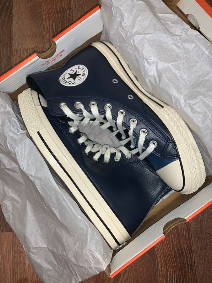 Кожаные кеды Converse Chuck Taylor 70 синие высокие 169581C купить в ...