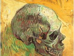 Картина обогреватель, репродукция Ван Гога Череп