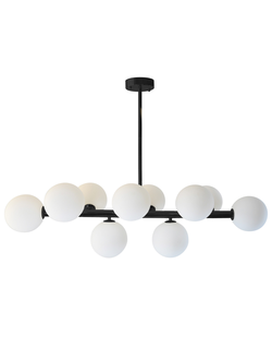 07508-10,19 Люстра Сида черный E14 10*10W