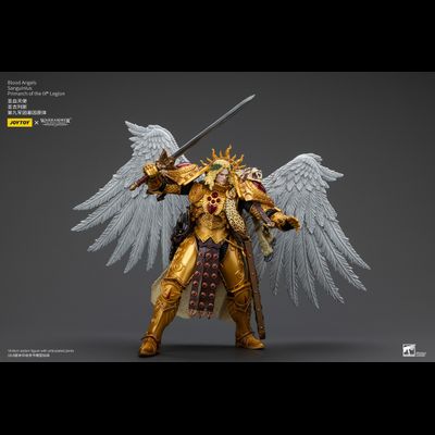Сангвиний, Примарх Кровавых Ангелов (Warhammer Horus Heresy) - КОЛЛЕКЦИОННАЯ ФИГУРКА 1/18 Blood Angels Sanguinius Primarch of the IX Legion (JT00218) - JOYTOY