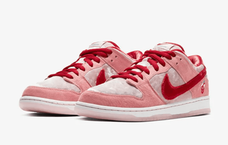 Nike SB Dunk Low Collaboration With Strange Love вблизи