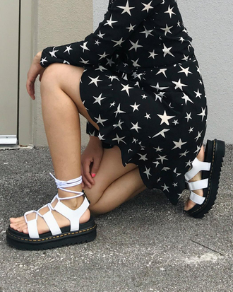 Dr. Martens NARTILLA WOMEN S LEATHER GLADIATOR SANDALS