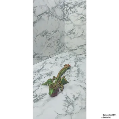 Дракон с розой