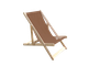 Кресло-шезлонг складной деревянный/тканевый