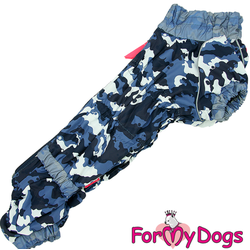 Дождевик синий/камуфляж