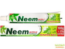 Зубная паста "НИМ АКТИВ"от "Джйоти Лабороторис" (Neem Active Toothpaste, Jyothy Laboratories ltd) 100+25г