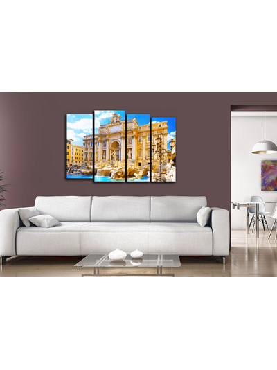 Модульная картина "Фонтан треви"