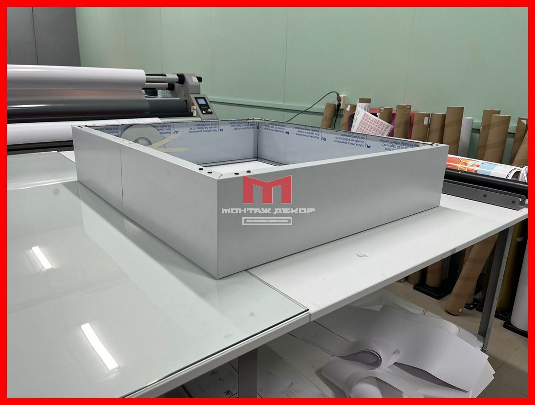 Изготовление короба из алюминиевого композита для вендингового автомата