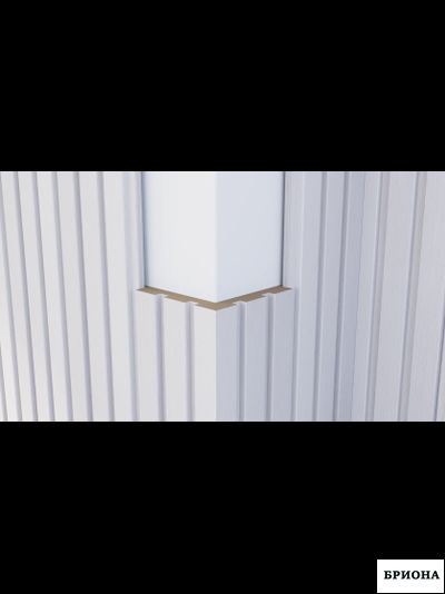 ПАНЕЛЬ СТЕНОВАЯ РЕЕЧНАЯ  МДФ Белое Дерево 2800X119X16