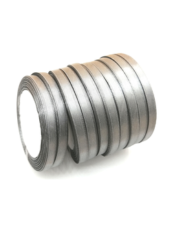 Лента атласная 6 мм, цвет серый арт. 59