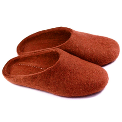 Купить терракотовые войлочные тапочки