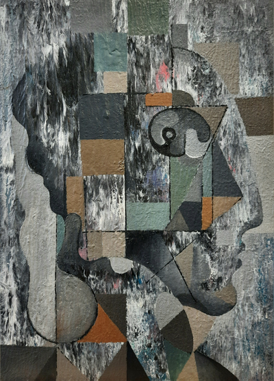 Сквозь время и пространство. Диптих. 2024. Холст, масло. 70х100 см.