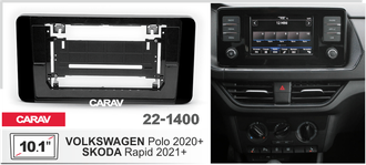 CARAV 22-1400 Polo 2020+/ Rapid 2021+ 10&#039;
