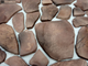 Декоративный облицовочный камень Kamastone Урал 6112, коричневый с бежевым