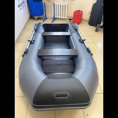 Моторная лодка Таймень NX 2850 слань-книжка киль графит/черный