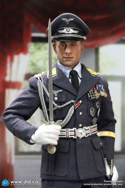 Капитан Люфтваффе - Коллекционная ФИГУРКА 1/6 scale WWII German Luftwaffe Captain – Willi (D80147) - DID