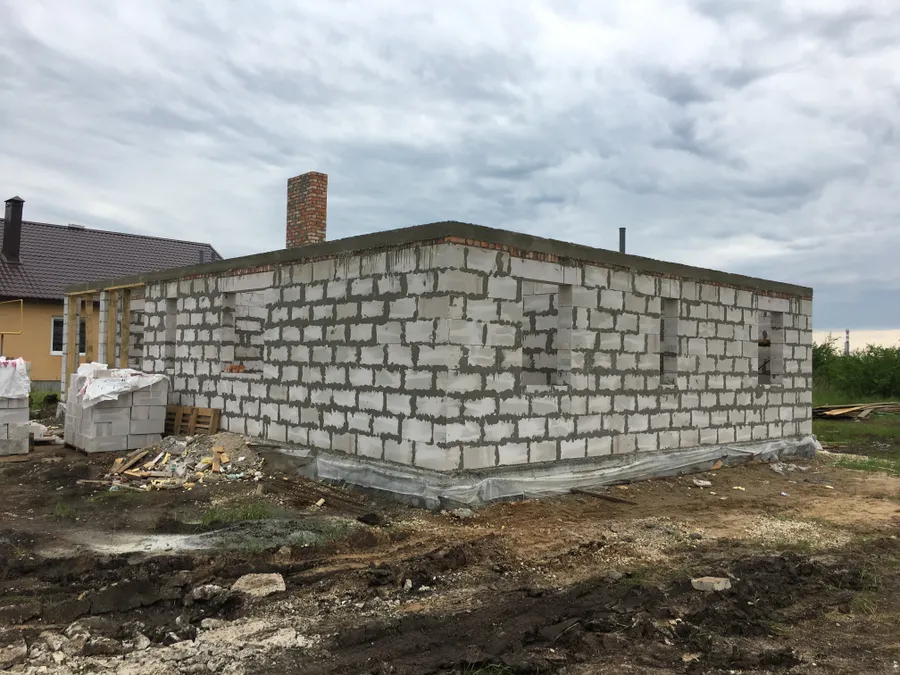 Готовые стены и армопояс
